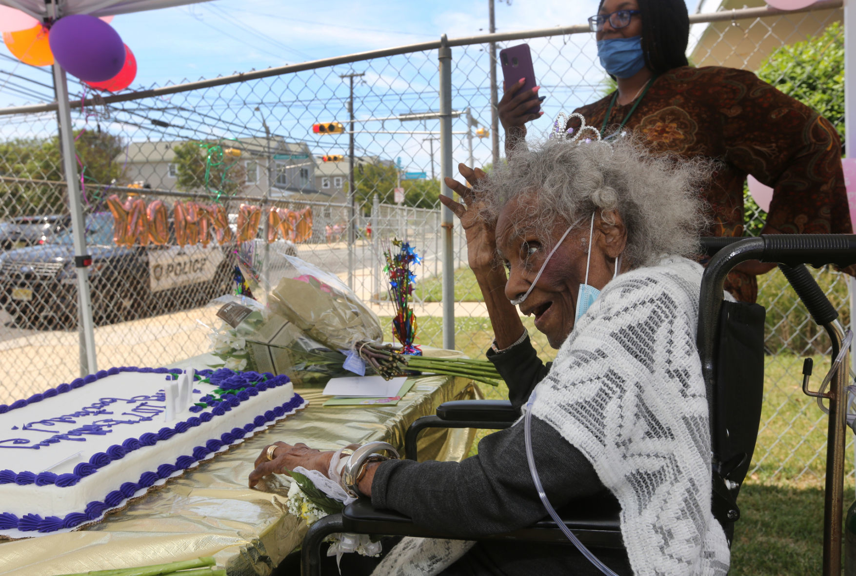 Gertrude Newsome turns 107